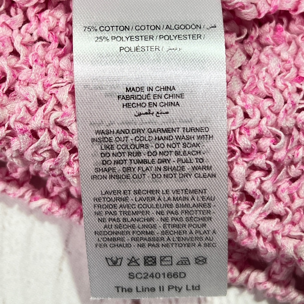 Significant Other NWT Una Mini Dress - Women's AU8 / US4 pink sheer stretch knit - Picture 13 of 13